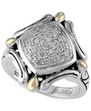 Balissima By Effy Diamond Accent Dimensional Ring In Sterling Silver And 18k Gold