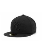 New Era Kansas City Royals Black On Black Fashion 59fifty Cap