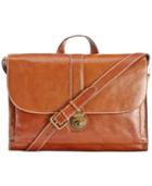 Nash By Patricia Nash Men's Heritage Leather Messenger Bag