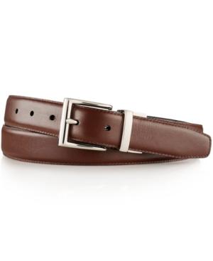 Polo Ralph Lauren Big And Tall Saddle Leather 1 1/8 Reversible Belt