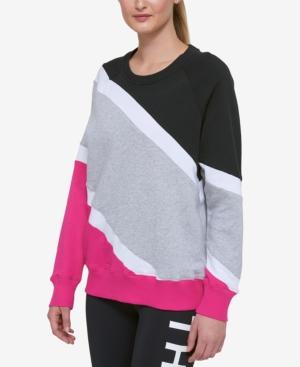 Tommy Hilfiger Sport Colorblocked Pullover Sweatshirt, A Macy's Exclusive Style