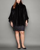 The Fur Vault Plus Size Mink Cape
