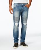 Inc International Concepts Men's Medium Blue Wash Skinny Jeans, Only At Macy's