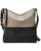 Fossil Charlotte Colorblock Leather Crossbody Hobo