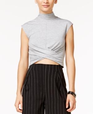 In Awe Of You By Awesomeness Tv Juniors' Twist-front Crop Top