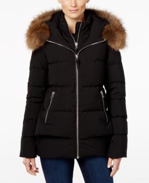 Rud Styled By Rudsak Thira Asiatic Raccoon-fur-trim Puffer Coat