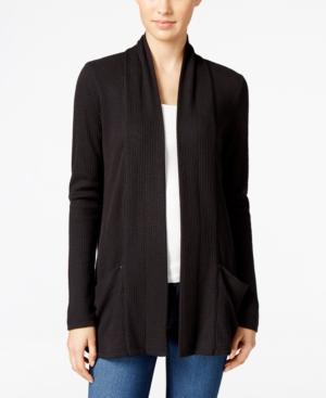 Calvin Klein Jeans Ribbed Open-front Cardigan