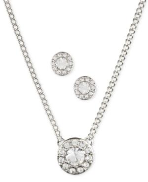 Givenchy Silver-tone Necklace And Earring