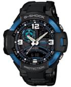 G-shock Men's Analog-digital Black Resin Strap Watch 51x52mm Ga1000-2b