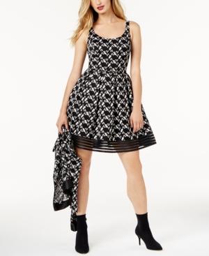Sb By Sachin & Babi Embroidered-lace Fit & Flare Dress, Created For Macy's