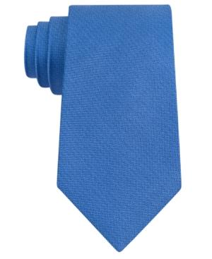 Club Room Men's Pebble Solid Silk Tie, Created For Macy's