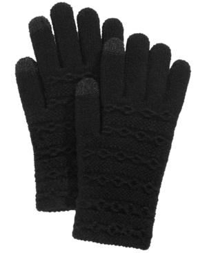 Steve Madden Cable-knit Itouch Gloves