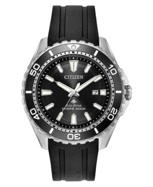 Citizen Eco-drive Men's Promaster Diver Black Polyurethane Strap Watch 44mm