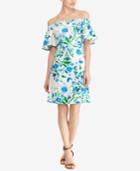 American Living Floral-print Off-the-shoulder Dress