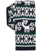 Bar Iii Men's Fair Isle Knit Slim Tie, Created For Macy's