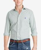 Polo Ralph Lauren Men's Slim-fit Checked Poplin Shirt