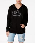 Roxy Juniors' Single Line Nyc Graphic Zip Hoodie