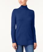 Jm Collection Rivet-detail Turtleneck Sweater, Created For Macy's