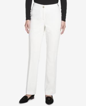 Tommy Hilfiger Hardware-embellished Straight-leg Pants, Created For Macy's