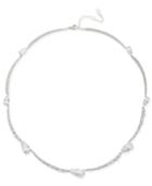 Danori Silver-tone Cubic Zirconia Collar Necklace, Only At Macy's