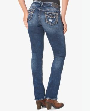 Silver Jeans Co. Suki Indigo Blue Wash Slim Bootcut Jeans