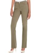Charter Club Petite Straight-leg Twill Pants, Only At Macy's