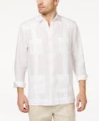 Tasso Elba Men's Linen Guayabera Shirt, Created For Macy's