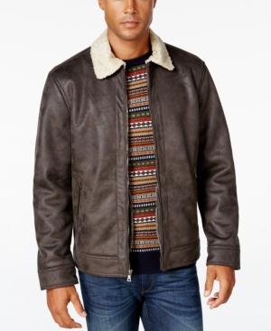 Nautica Men's Faux-shearling-collar Jacket