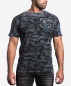 Affliction Men's Iron Knight Reversible Graphic-print Logo T-shirt