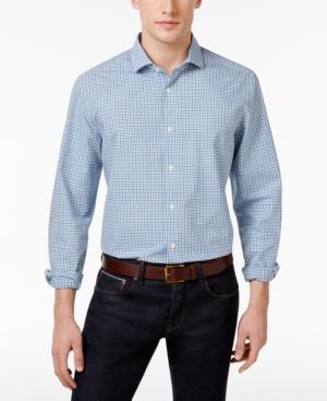 Tommy Hilfiger Men's Conrad Check-pattern Dobby Cotton Shirt