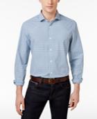 Tommy Hilfiger Men's Conrad Check-pattern Dobby Cotton Shirt