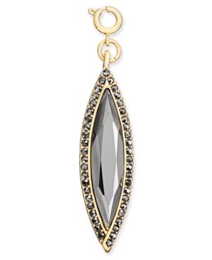 Inc International Concepts Gold-tone Navette Crystal Charm, Only At Macy's