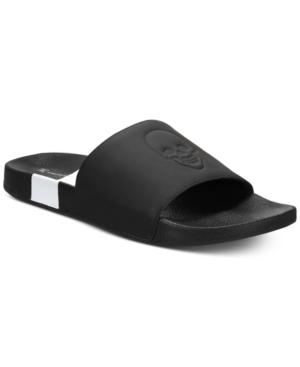 I.n.c. Men's Gemini Skull Shower Slides, Created For Macy's Men's Shoes