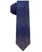 Calvin Klein Men's Artistic Indigo Skinny Silk Tie