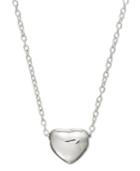 Unwritten Sterling Silver Mini Heart Pendant Necklace