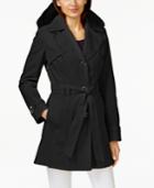 Via Spiga Petite Hooded Trench Coat