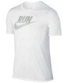 Nike Men's Running Iridescent Logo Dri-fit T-shirt