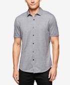 Calvin Klein Men's Jacquard Button-front Shirt