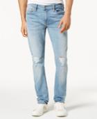 Guess Men's Slim-fit Harvest Blue Ripped Jeans