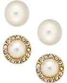 Charter Club Imitation Pearl Stud Earring Duo, Only At Macy's