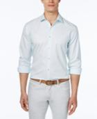 Alfani Big And Tall Men's Dobby Long-sleeve Shirt, Only At Macy's