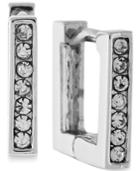Vince Camuto Silver-tone Square Hoop Earrings