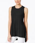Alfani Petite Sleeveless High-low Top, Only At Macy's