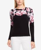 Vince Camuto Floral Sweater