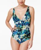 Calvin Klein Floral One-piece Swimsuit Women's Swimsuit