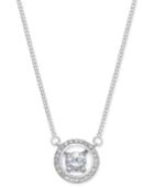 Diamond Open Halo Pendant Necklace (1/3 Ct. T.w.) In 14k White Gold
