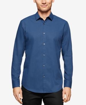 Calvin Klein Men's Diamond Pattern Long-sleeve Shirt