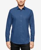 Calvin Klein Men's Diamond Pattern Long-sleeve Shirt