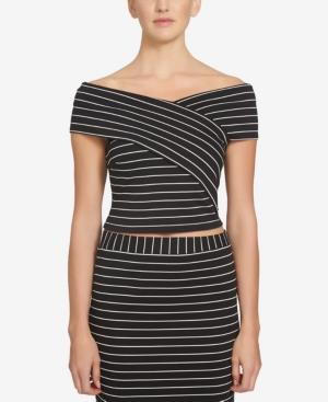 1.state Off-the-shoulder Wrap Top