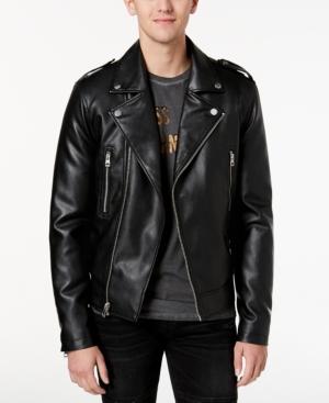 Guess Men's Robertson Aces Moto Jacket